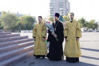 1-Божественная Литургия в Неделю 14-ю по Пятидесятнице в Андреевском кафедральном соборе города Усть-Каменогорска