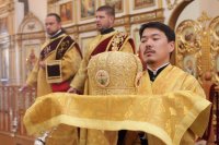 6-Божественная Литургия в Неделю 14-ю по Пятидесятнице в Андреевском кафедральном соборе города Усть-Каменогорска