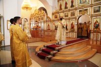 22-Божественная Литургия в Неделю 14-ю по Пятидесятнице в Андреевском кафедральном соборе города Усть-Каменогорска