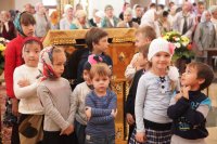 24-Божественная Литургия в Неделю 14-ю по Пятидесятнице в Андреевском кафедральном соборе города Усть-Каменогорска