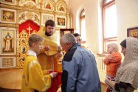 32-Божественная Литургия в Неделю 14-ю по Пятидесятнице в Андреевском кафедральном соборе города Усть-Каменогорска