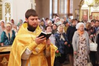 37-Божественная Литургия в Неделю 14-ю по Пятидесятнице в Андреевском кафедральном соборе города Усть-Каменогорска