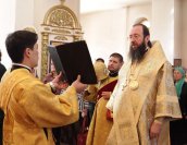 38-Божественная Литургия в Неделю 14-ю по Пятидесятнице в Андреевском кафедральном соборе города Усть-Каменогорска