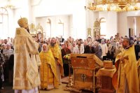 41-Божественная Литургия в Неделю 14-ю по Пятидесятнице в Андреевском кафедральном соборе города Усть-Каменогорска