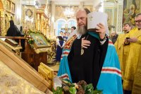6-Управляющий Усть-Каменогорской епархией принял участие в духовных торжествах, посвященных 50-летию преставления преподобноисповедника Севастиана Карагандинского, в Алма-Ате