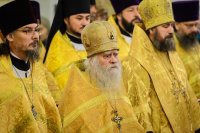 11-Управляющий Усть-Каменогорской епархией принял участие в духовных торжествах, посвященных 50-летию преставления преподобноисповедника Севастиана Карагандинского, в Алма-Ате