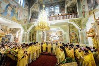13-Управляющий Усть-Каменогорской епархией принял участие в духовных торжествах, посвященных 50-летию преставления преподобноисповедника Севастиана Карагандинского, в Алма-Ате