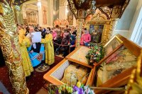 32-Управляющий Усть-Каменогорской епархией принял участие в духовных торжествах, посвященных 50-летию преставления преподобноисповедника Севастиана Карагандинского, в Алма-Ате