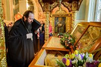 35-Управляющий Усть-Каменогорской епархией принял участие в духовных торжествах, посвященных 50-летию преставления преподобноисповедника Севастиана Карагандинского, в Алма-Ате