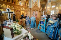 32-Епископ Амфилохий принял участие в праздновании в честь Иверской иконы Пресвятой Богородицы в Иверско-Серафимовском монастыре Алма-Аты