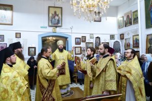 Архипастырский визит в Семипалатинск. Божественная Литургия в Знаменско-Абалацком женском монастыре