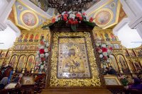 1-Епископ Амфилохий во второе воскресение Великого поста принял участие в молитвенном прославлении Феодоровской иконы Пресвятой Богородицы в Алматы