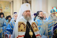 7-Епископ Амфилохий во второе воскресение Великого поста принял участие в молитвенном прославлении Феодоровской иконы Пресвятой Богородицы в Алматы