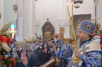 18-Епископ Амфилохий во второе воскресение Великого поста принял участие в молитвенном прославлении Феодоровской иконы Пресвятой Богородицы в Алматы