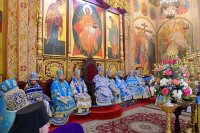20-Епископ Амфилохий во второе воскресение Великого поста принял участие в молитвенном прославлении Феодоровской иконы Пресвятой Богородицы в Алматы