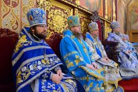 21-Епископ Амфилохий во второе воскресение Великого поста принял участие в молитвенном прославлении Феодоровской иконы Пресвятой Богородицы в Алматы