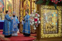 37-Епископ Амфилохий во второе воскресение Великого поста принял участие в молитвенном прославлении Феодоровской иконы Пресвятой Богородицы в Алматы