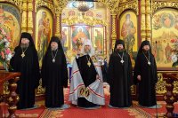 43-Епископ Амфилохий во второе воскресение Великого поста принял участие в молитвенном прославлении Феодоровской иконы Пресвятой Богородицы в Алматы