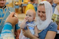 35-В канун праздника Успения Божией Матери Управляющий Усть-Каменогорской и Семипалатинской епархией сослужил митрополиту Астанайскому и Казахстанскому Александру за всенощным бдением в главном храме Казахстанского Митрополичьего округа
