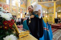 5-Епископ Усть-Каменогорский и Семипалатинский Амфилохий принял участие в духовных торжествах, посвященных 50-летию преставления преподобноисповедника Севастиана Карагандинского, в Астане
