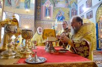 24-Епископ Усть-Каменогорский и Семипалатинский Амфилохий принял участие в духовных торжествах, посвященных 50-летию преставления преподобноисповедника Севастиана Карагандинского, в Астане