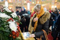 41-Епископ Усть-Каменогорский и Семипалатинский Амфилохий принял участие в духовных торжествах, посвященных 50-летию преставления преподобноисповедника Севастиана Карагандинского, в Астане