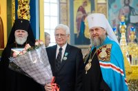 55-Епископ Усть-Каменогорский и Семипалатинский Амфилохий принял участие в духовных торжествах, посвященных 50-летию преставления преподобноисповедника Севастиана Карагандинского, в Астане