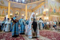 3-Епископ Усть-Каменогорский и Семипалатинский Амфилохий принял участие в престольном торжестве главного храма Казахстана - Успенском кафедральном соборе г.Астаны