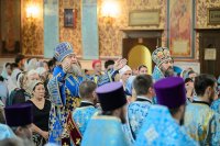 8-Епископ Усть-Каменогорский и Семипалатинский Амфилохий принял участие в престольном торжестве главного храма Казахстана - Успенском кафедральном соборе г.Астаны