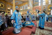 14-Епископ Усть-Каменогорский и Семипалатинский Амфилохий принял участие в престольном торжестве главного храма Казахстана - Успенском кафедральном соборе г.Астаны