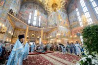 15-Епископ Усть-Каменогорский и Семипалатинский Амфилохий принял участие в престольном торжестве главного храма Казахстана - Успенском кафедральном соборе г.Астаны