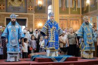 16-Епископ Усть-Каменогорский и Семипалатинский Амфилохий принял участие в престольном торжестве главного храма Казахстана - Успенском кафедральном соборе г.Астаны