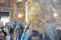 17-Епископ Усть-Каменогорский и Семипалатинский Амфилохий принял участие в престольном торжестве главного храма Казахстана - Успенском кафедральном соборе г.Астаны