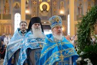 18-Епископ Усть-Каменогорский и Семипалатинский Амфилохий принял участие в престольном торжестве главного храма Казахстана - Успенском кафедральном соборе г.Астаны