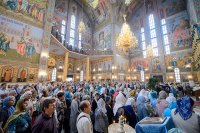 33-Епископ Усть-Каменогорский и Семипалатинский Амфилохий принял участие в престольном торжестве главного храма Казахстана - Успенском кафедральном соборе г.Астаны