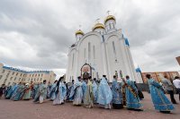 39-Епископ Усть-Каменогорский и Семипалатинский Амфилохий принял участие в престольном торжестве главного храма Казахстана - Успенском кафедральном соборе г.Астаны