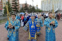 41-Епископ Усть-Каменогорский и Семипалатинский Амфилохий принял участие в престольном торжестве главного храма Казахстана - Успенском кафедральном соборе г.Астаны