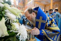 49-Епископ Усть-Каменогорский и Семипалатинский Амфилохий принял участие в престольном торжестве главного храма Казахстана - Успенском кафедральном соборе г.Астаны