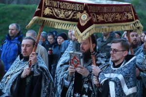 Чин погребения Плащаницы Спасителя в Андреевском кафедральном соборе столицы Рудного Алтая