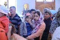 22-В Неделю о самаряныне Преосвященнейший епископ Амфилохий совершил Божественную Литургию в Андреевском кафедральном соборе Усть-Каменогорска