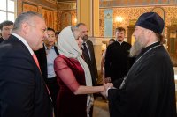 1-Епископ Амфилохий принял участие во встрече с вице-президентом Болгарии Маргаритой Поповой в духовно-культурном центре Митрополичьего округа