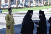 3-В Неделю 6-ю по Пятидесятнице епископ Амфилохий совершил Божественную Литургию в Свято-Андреевском кафедральном соборе города Усть-Каменогорска