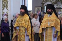 8-В Неделю 6-ю по Пятидесятнице епископ Амфилохий совершил Божественную Литургию в Свято-Андреевском кафедральном соборе города Усть-Каменогорска