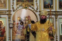 11-В Неделю 6-ю по Пятидесятнице епископ Амфилохий совершил Божественную Литургию в Свято-Андреевском кафедральном соборе города Усть-Каменогорска