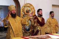 17-В Неделю 6-ю по Пятидесятнице епископ Амфилохий совершил Божественную Литургию в Свято-Андреевском кафедральном соборе города Усть-Каменогорска