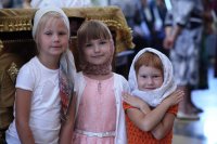 24-В Неделю 6-ю по Пятидесятнице епископ Амфилохий совершил Божественную Литургию в Свято-Андреевском кафедральном соборе города Усть-Каменогорска