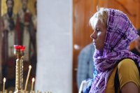 25-В Неделю 6-ю по Пятидесятнице епископ Амфилохий совершил Божественную Литургию в Свято-Андреевском кафедральном соборе города Усть-Каменогорска