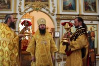 30-В Неделю 6-ю по Пятидесятнице епископ Амфилохий совершил Божественную Литургию в Свято-Андреевском кафедральном соборе города Усть-Каменогорска