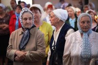 32-В Неделю 6-ю по Пятидесятнице епископ Амфилохий совершил Божественную Литургию в Свято-Андреевском кафедральном соборе города Усть-Каменогорска