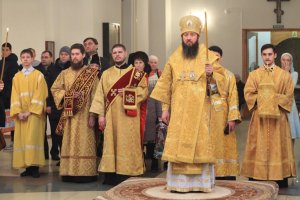 Служение епископа Амфилохия в канун Недели 28-ой по Пятидесятнице